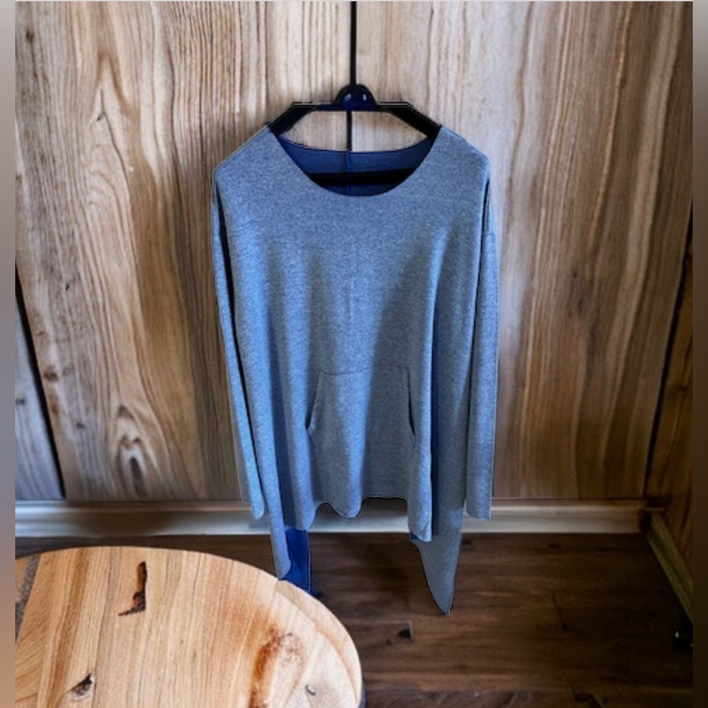 San Francisco City Lights Pullover Relaxed Knit Top Women’s  M Lagenlook